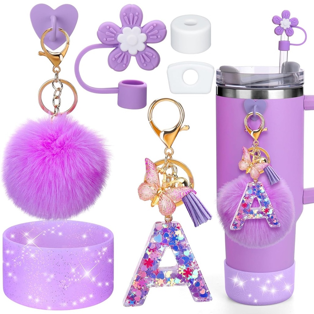 NWT Pink Stanley Cup 8 Piece Accessory Set